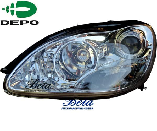 Left Side Headlamp Normal without Motor for Mercedes S-Class W220 1999-2005 models Left Side Headlamp Normal without Motor for Mercedes S-Class W220 1999-2005 models
